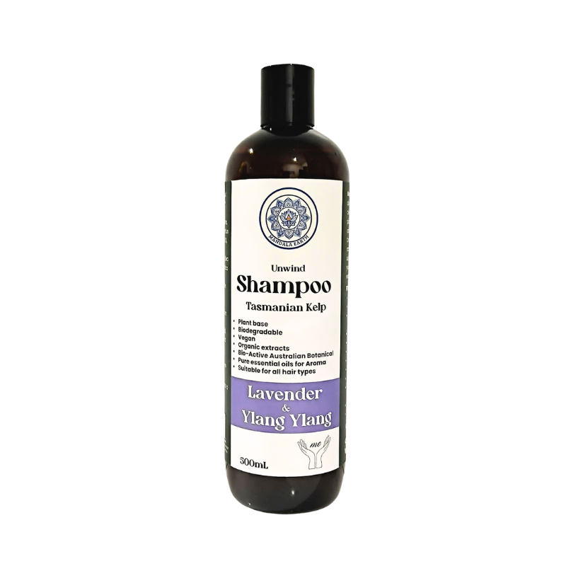 Mandala Earth Unwind Shampoo - Tasmanian Kelp & Rose Geranium
